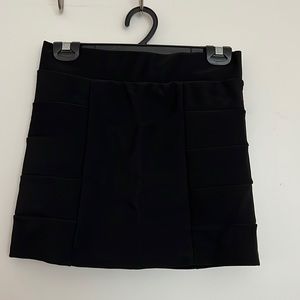 a’gaci black mini skirt